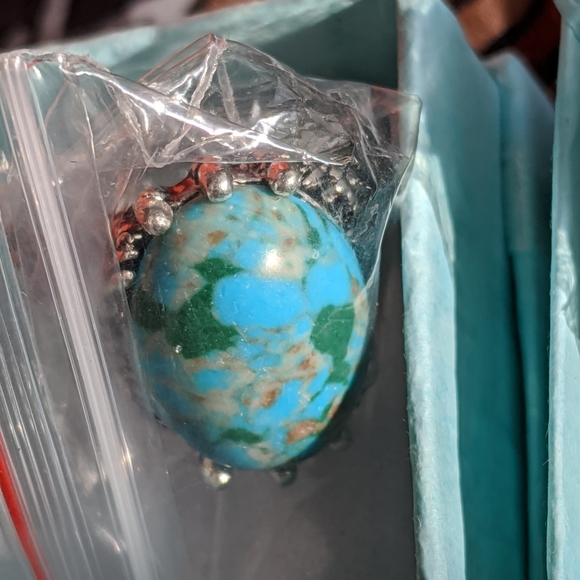 Stone 🎉HP🎉Turquoise Ring - Picture 7 of 8